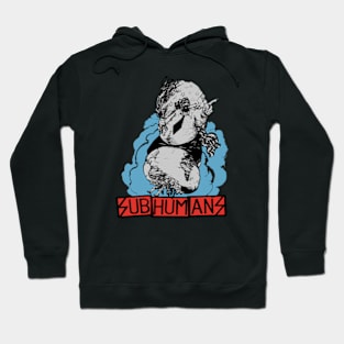 The red of subhumans Hoodie